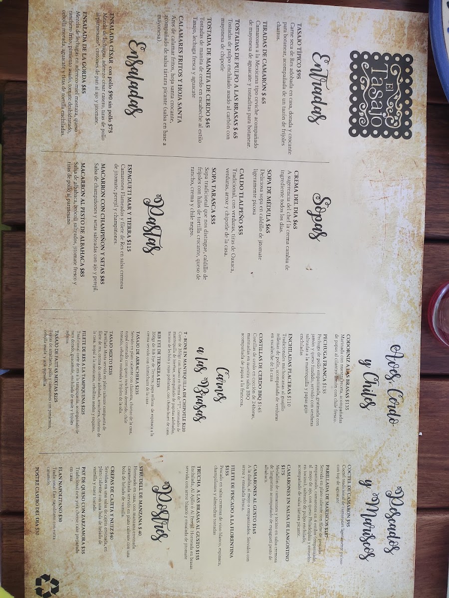 Restaurante El Tasajo Menu Photo 6