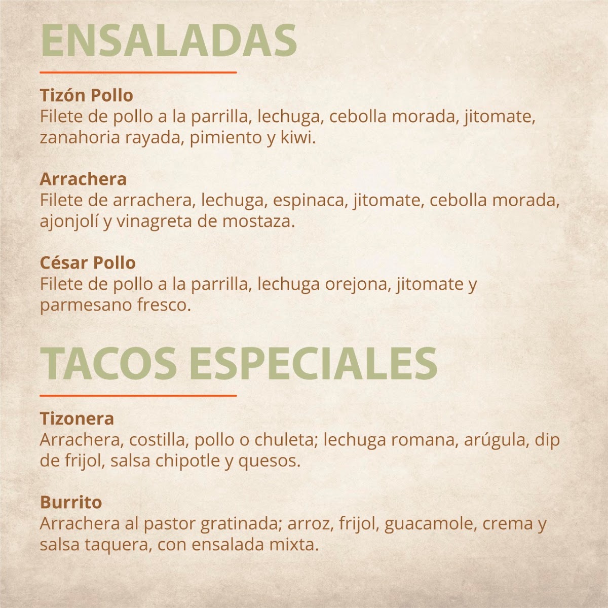 Restaurante El Tizon Menu Photo 3