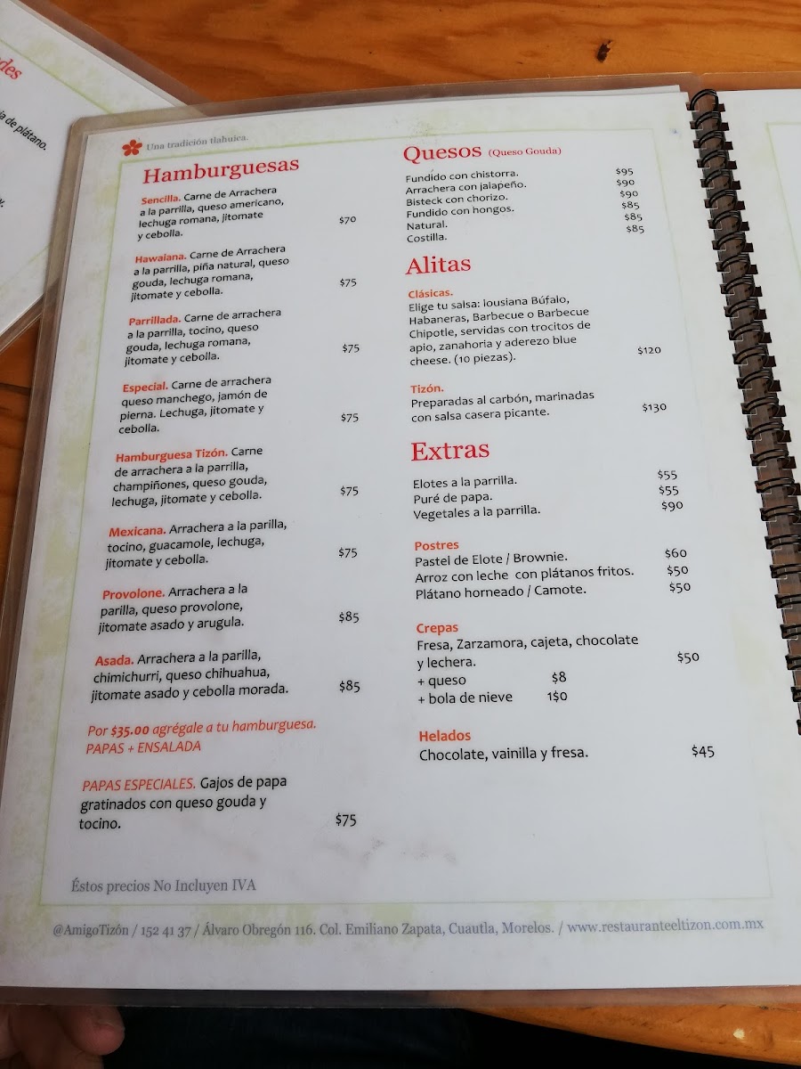 Restaurante El Tizon Menu Photo 5