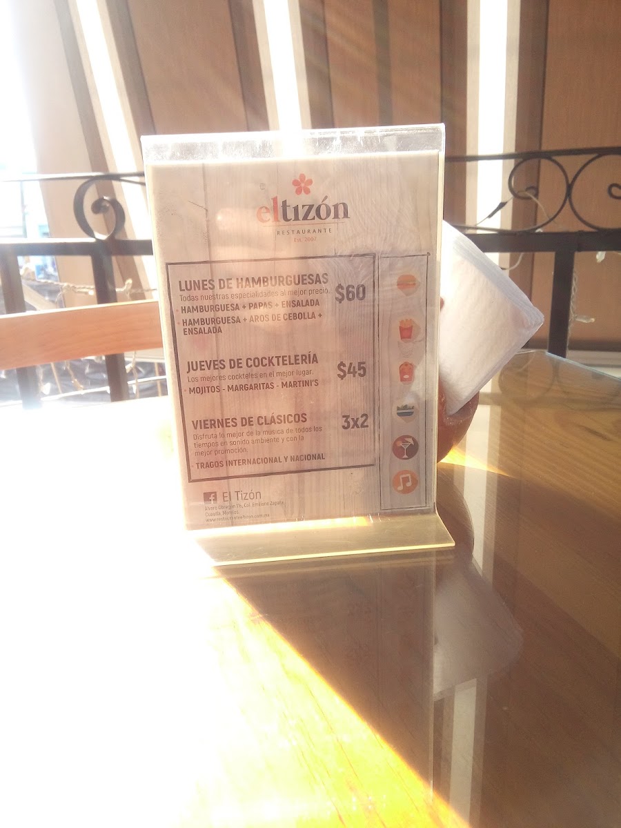 Restaurante El Tizon Menu Photo 9