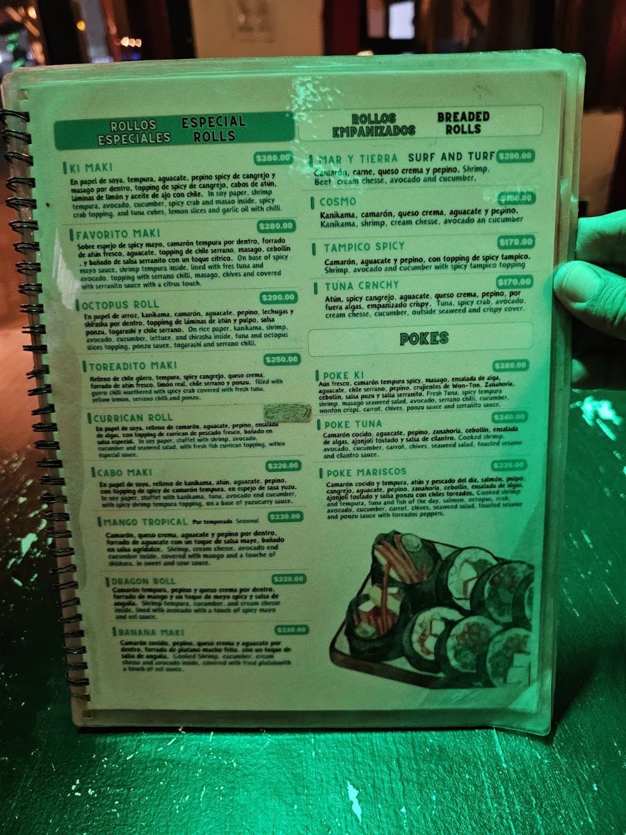 Restaurante Esteban's Karaoke Menu Photo 4