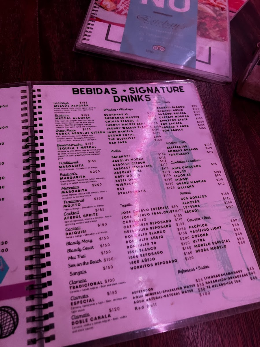 Restaurante Esteban's Karaoke Menu Photo 9