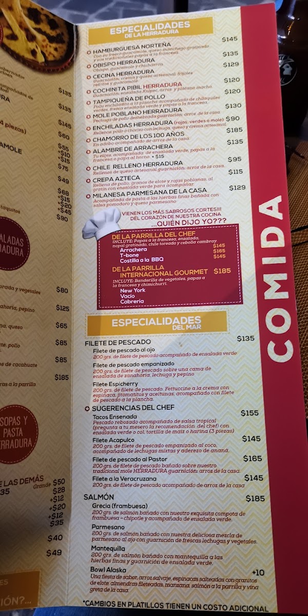 Restaurante La Herradura Tenancingo Menu Photo 3