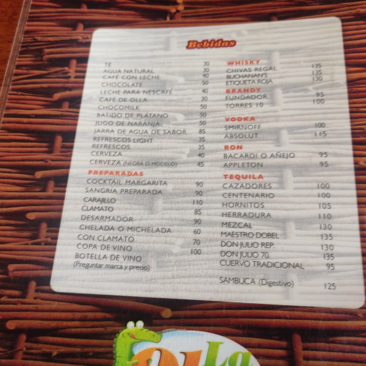 Restaurante La Ola Menu Photo 2