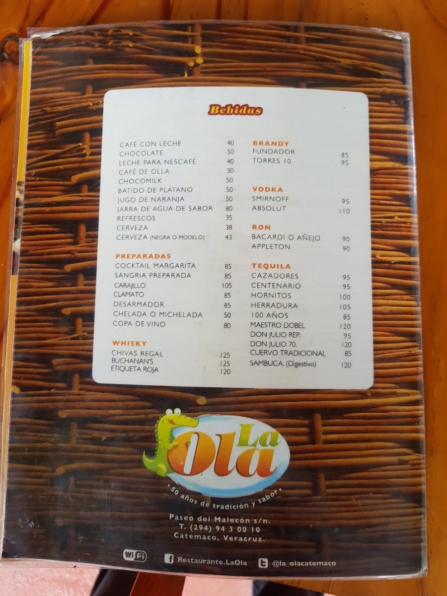 Restaurante La Ola Menu Photo 4