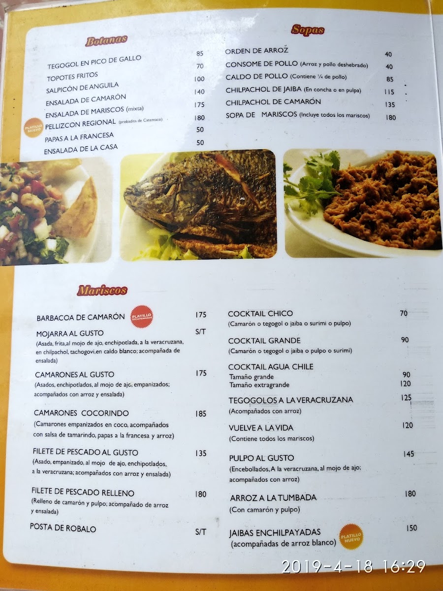 Restaurante La Ola Menu Photo 7