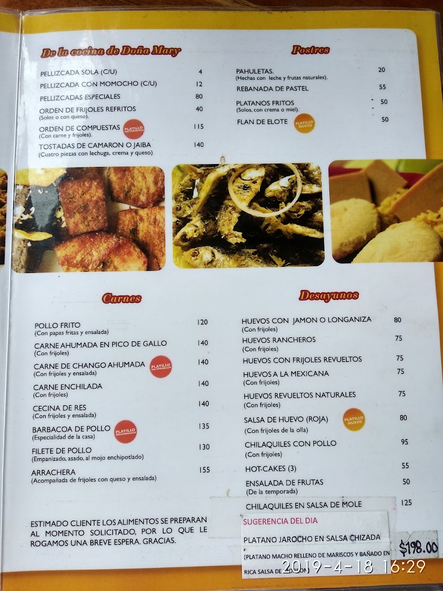 Restaurante La Ola Menu Photo 8