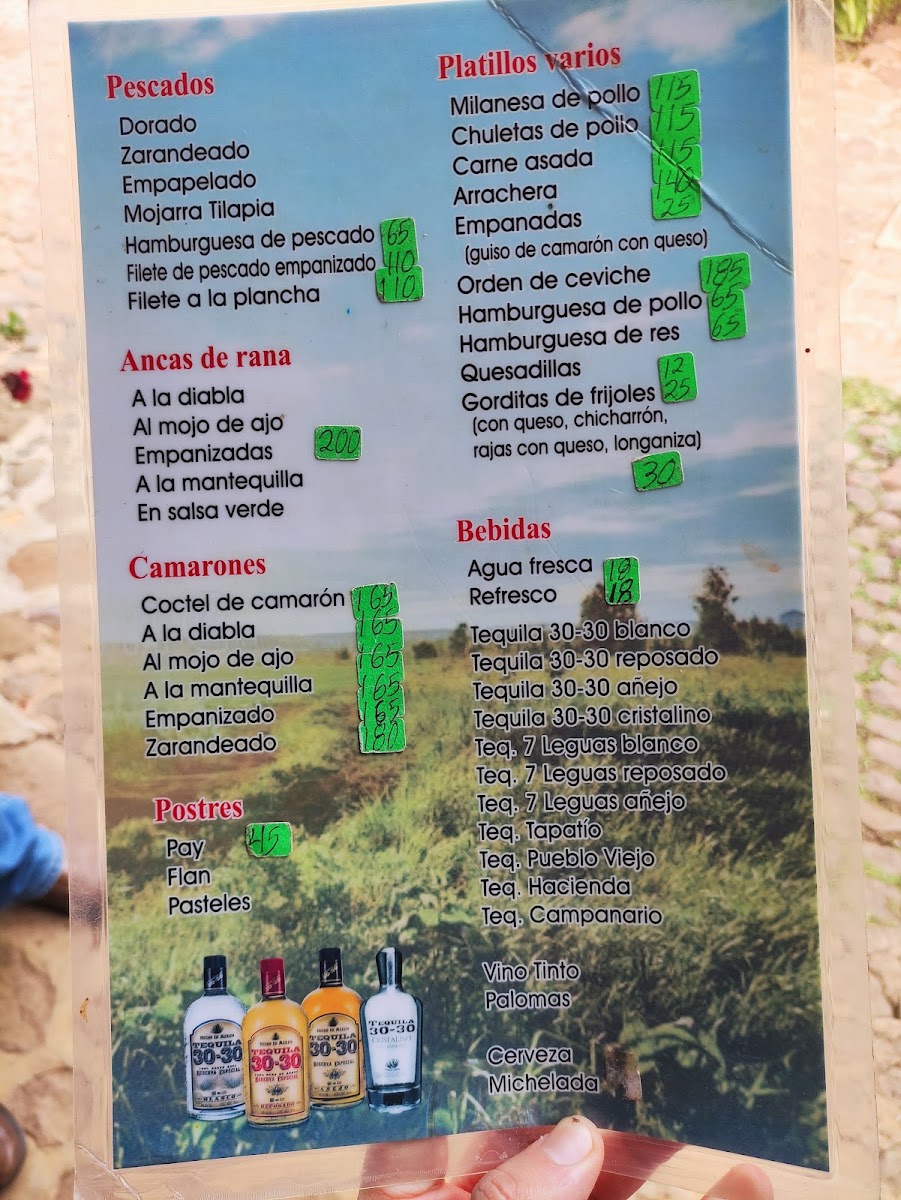 Restaurante La Violeta Menu