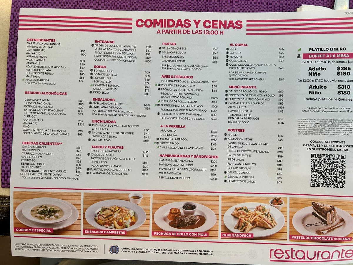 Restaurante Liverpool Menu Photo 2