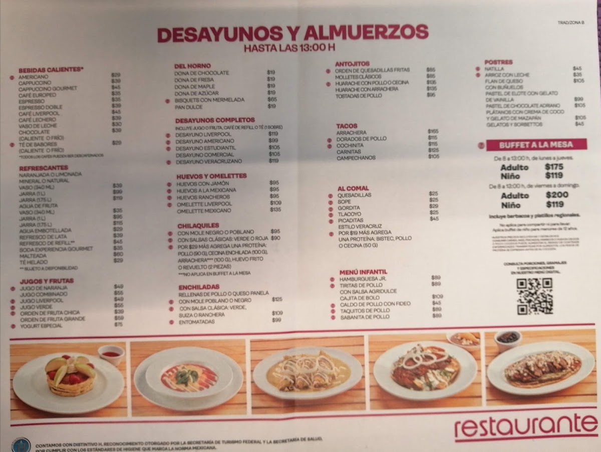 Restaurante Liverpool Menu Photo 6
