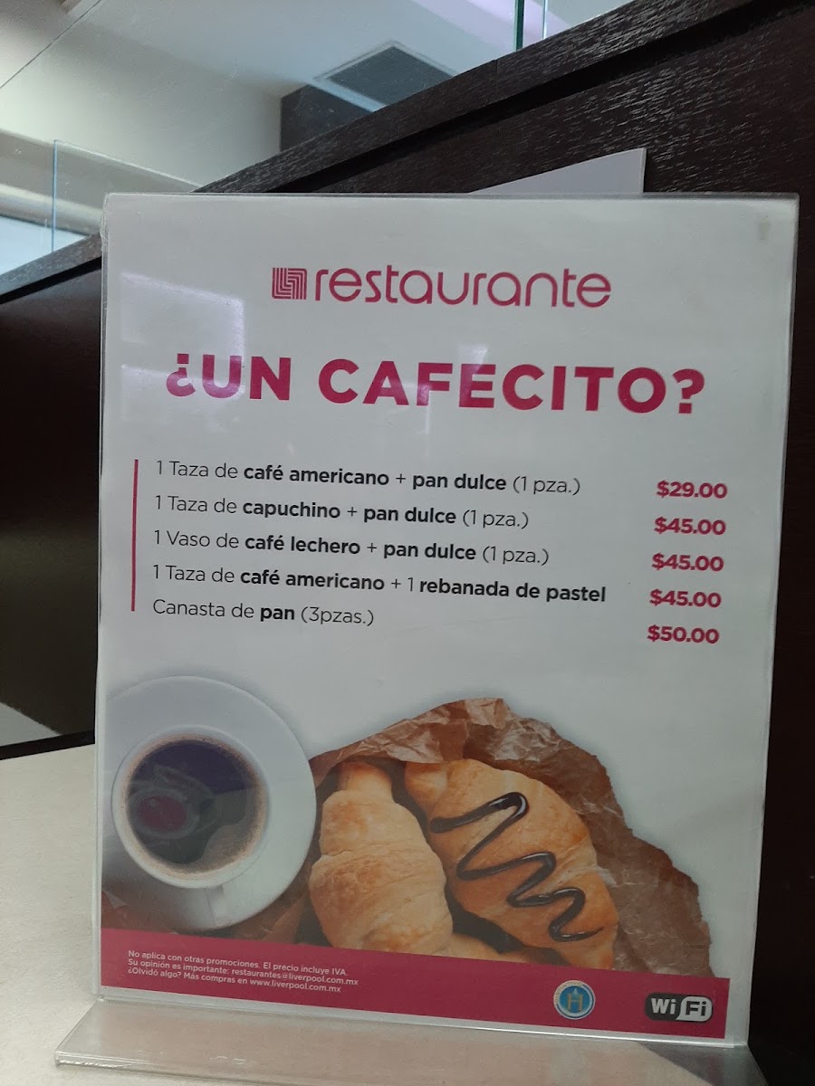 Restaurante Liverpool Menu Photo 8