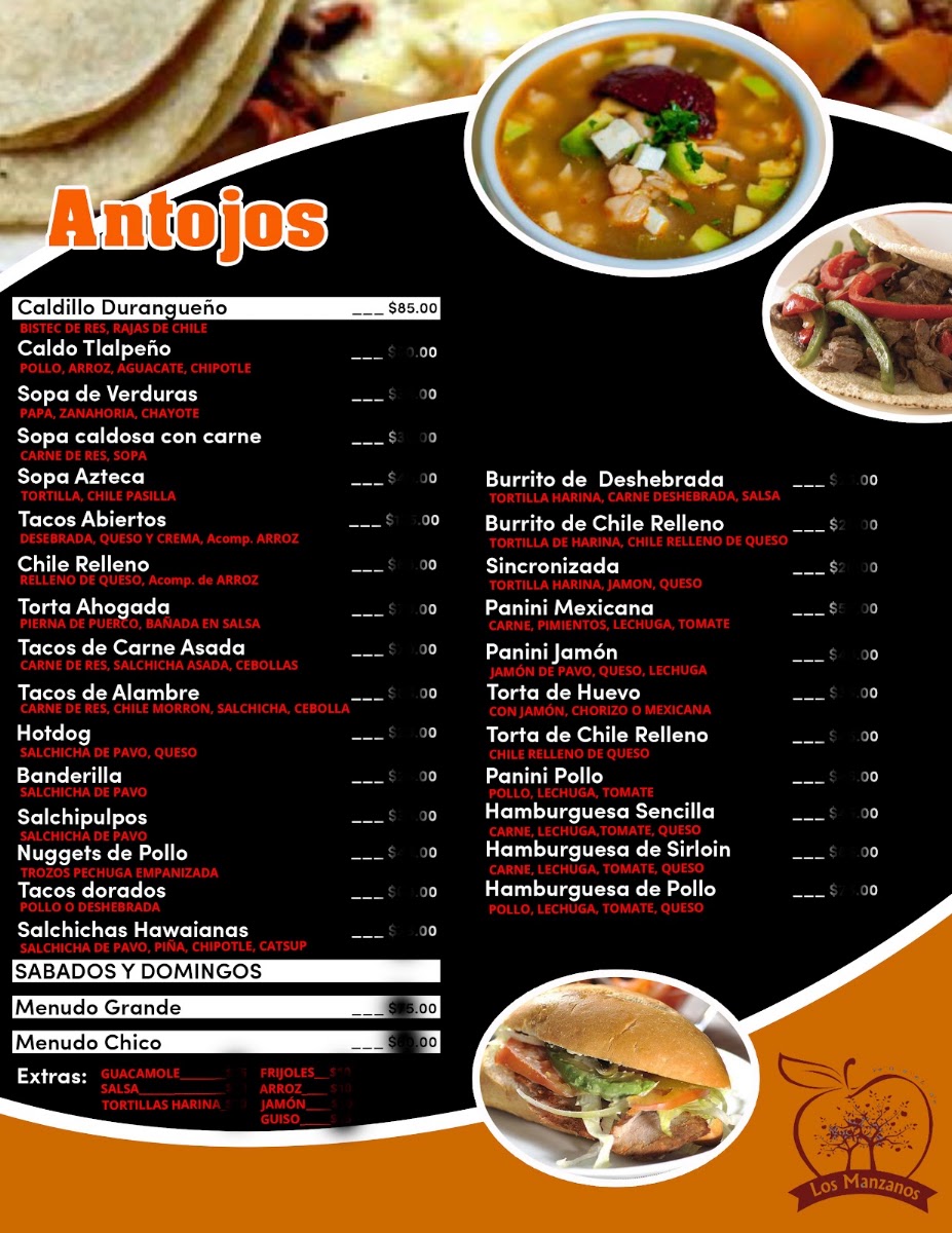 Restaurante Los Manzanos Menu Photo 3