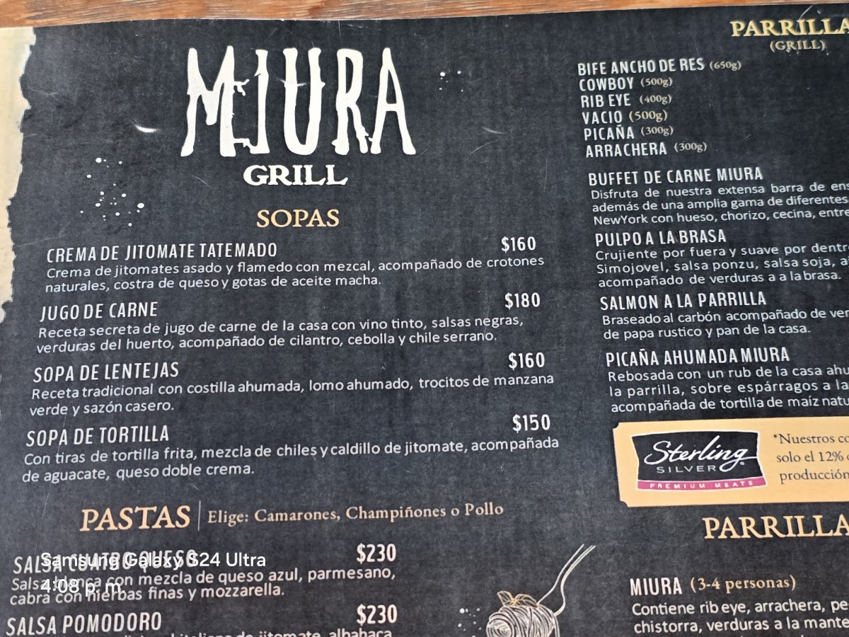 Restaurante Miura Menu Photo 2