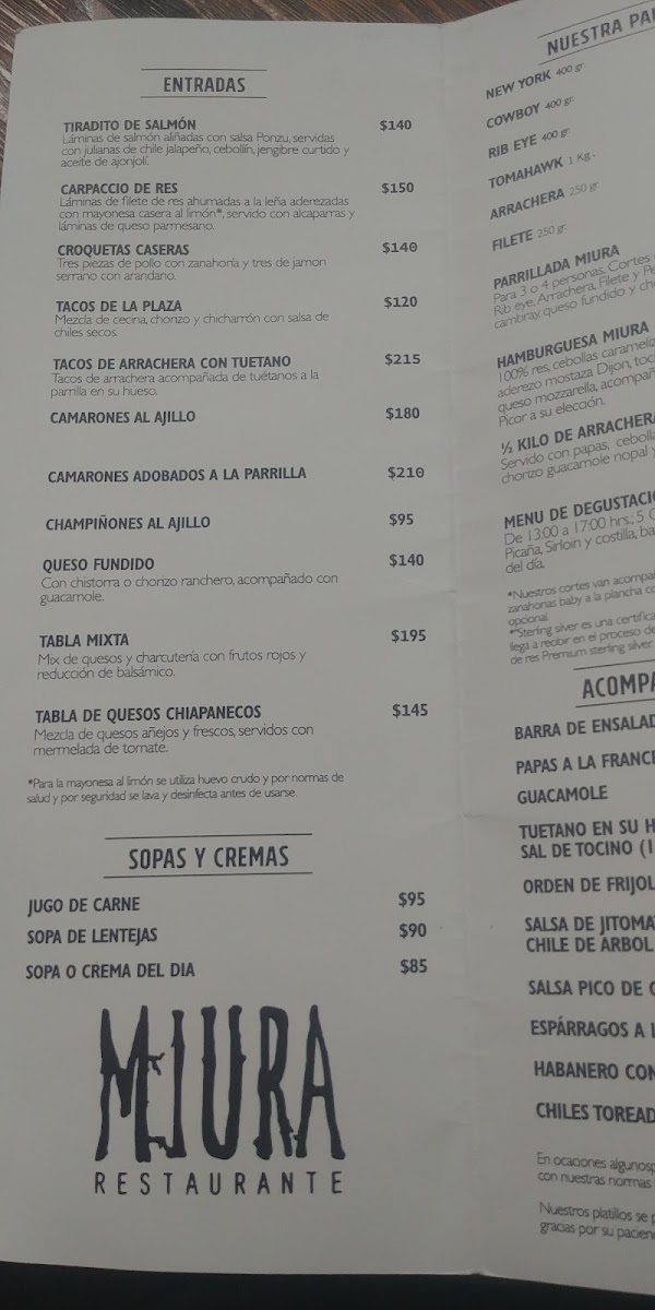 Restaurante Miura Menu Photo 9