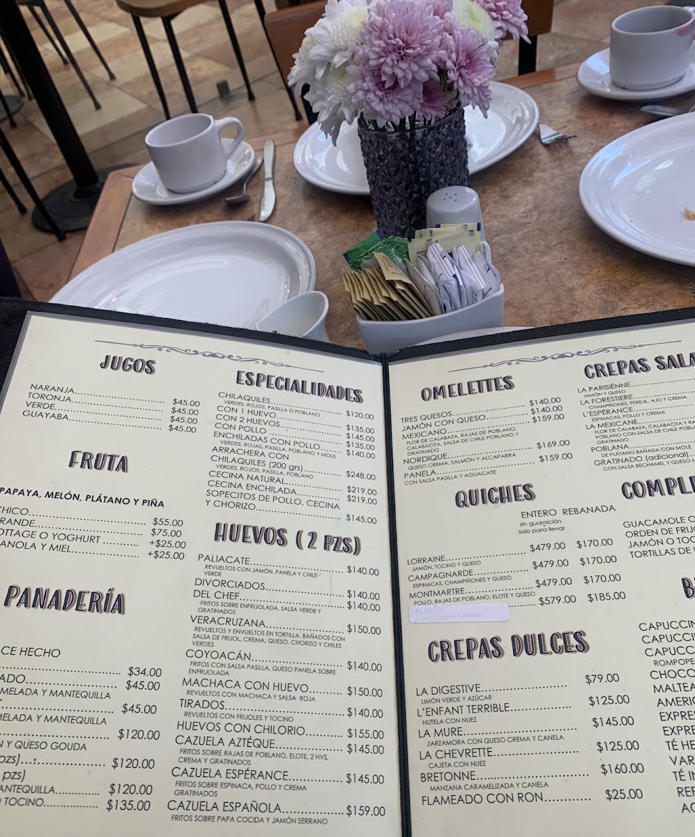 Restaurante Montmartre En Coyoacan Menu Photo 6