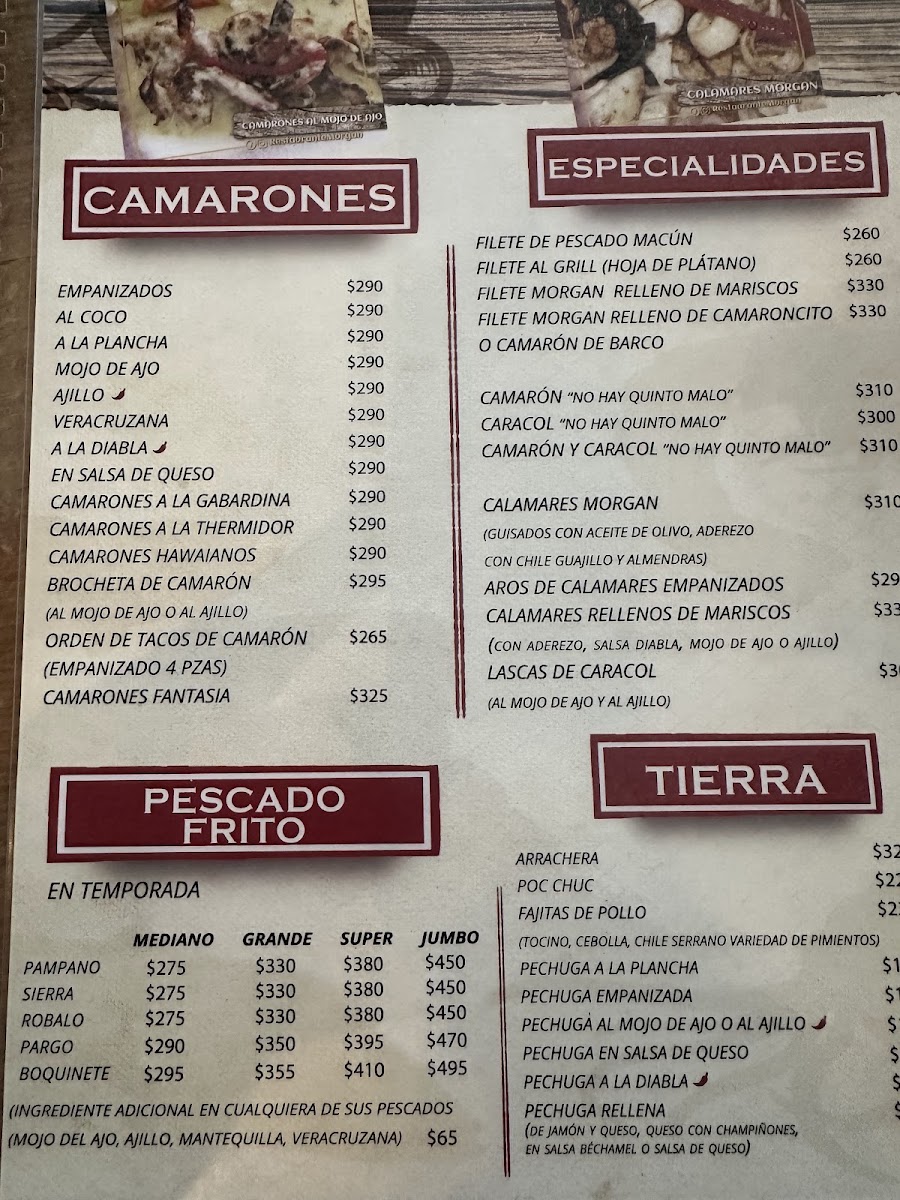 Restaurante Morgan Menu Photo 2