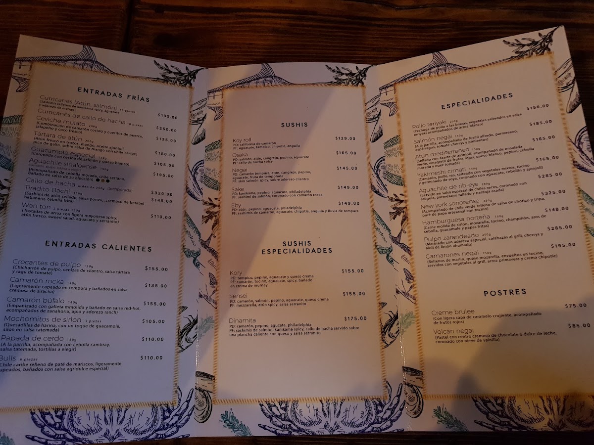 Restaurante Negai Menu Photo 2