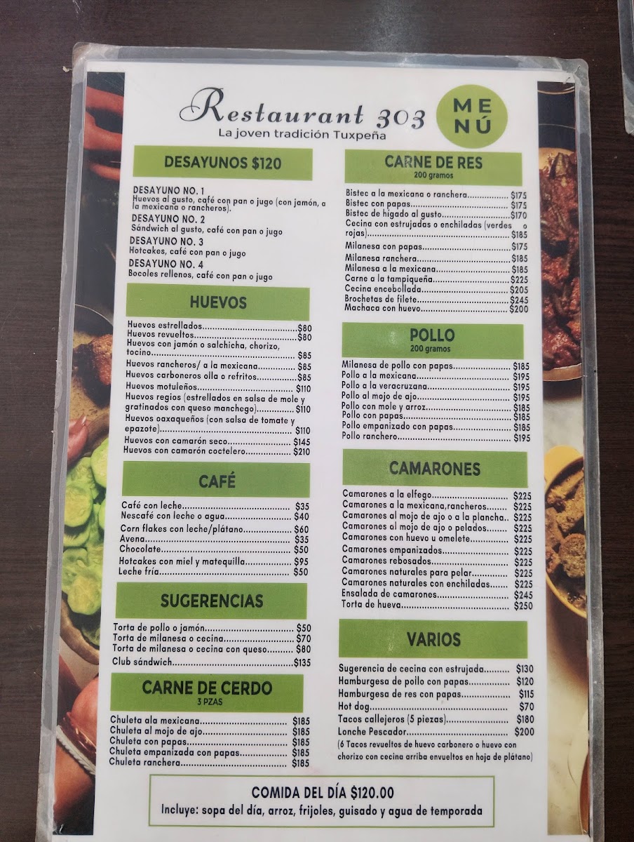 Restaurante Nuevo 303 Menu Photo 5