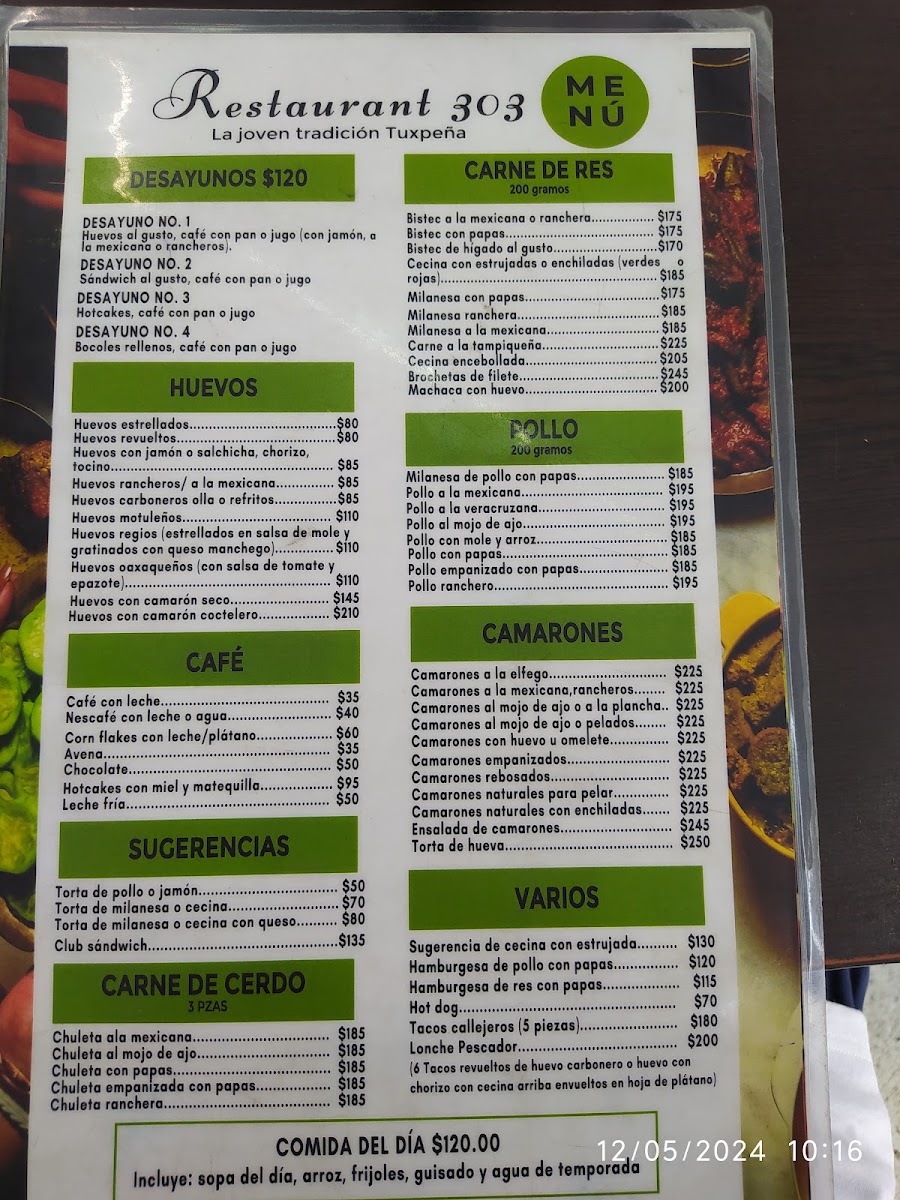 Restaurante Nuevo 303 Menu Photo 8