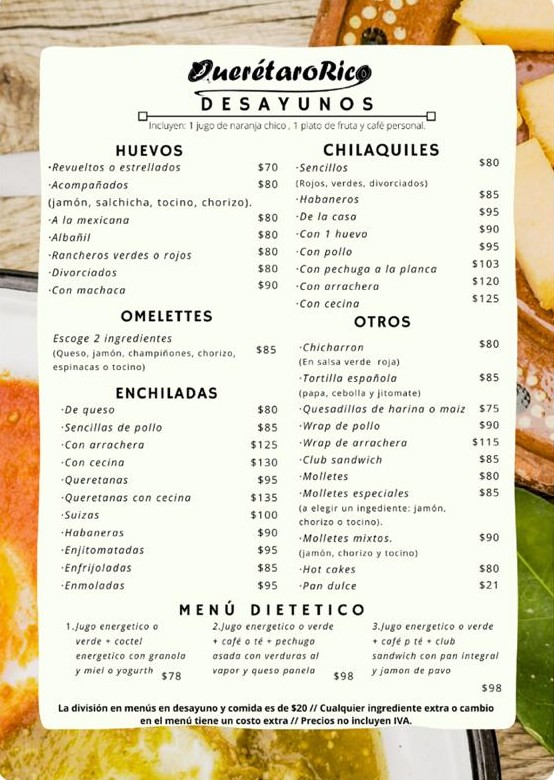 Restaurante Queretaro Rico Menu Photo 6