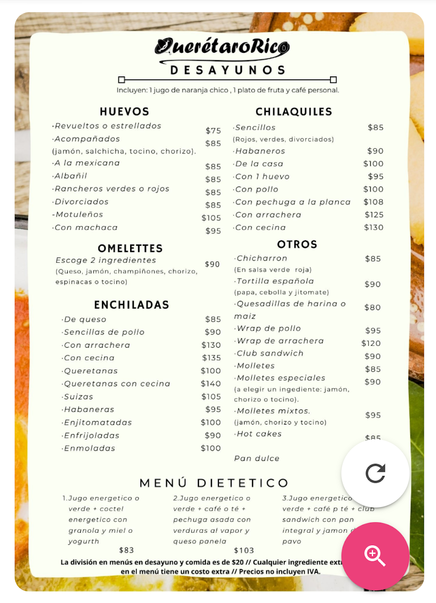 Restaurante Queretaro Rico Menu Photo 9