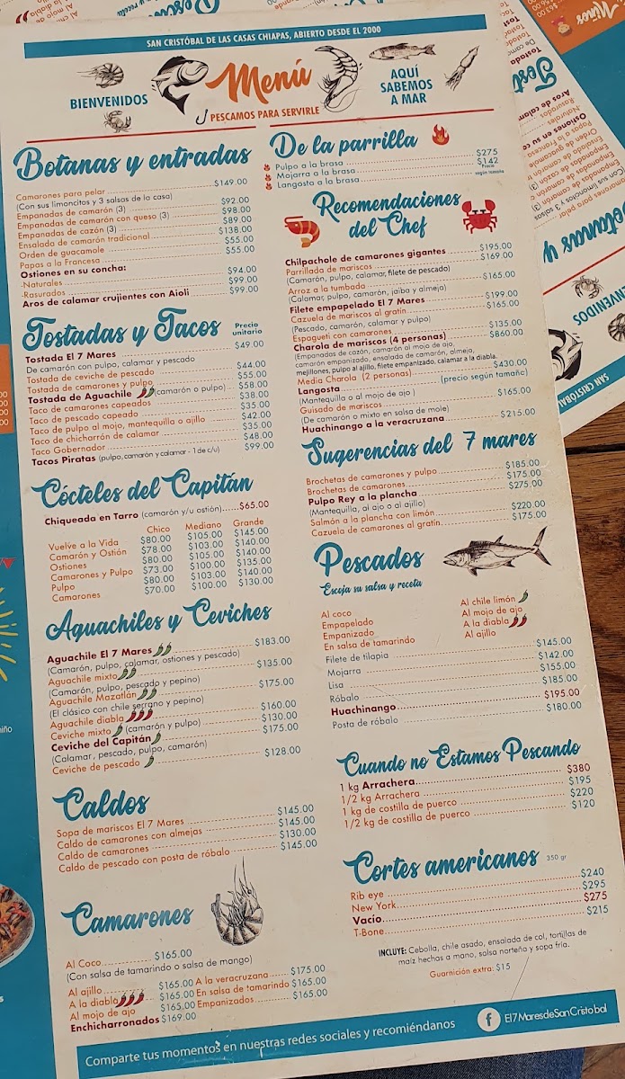 Restaurante Siete Mares Menu Photo 2