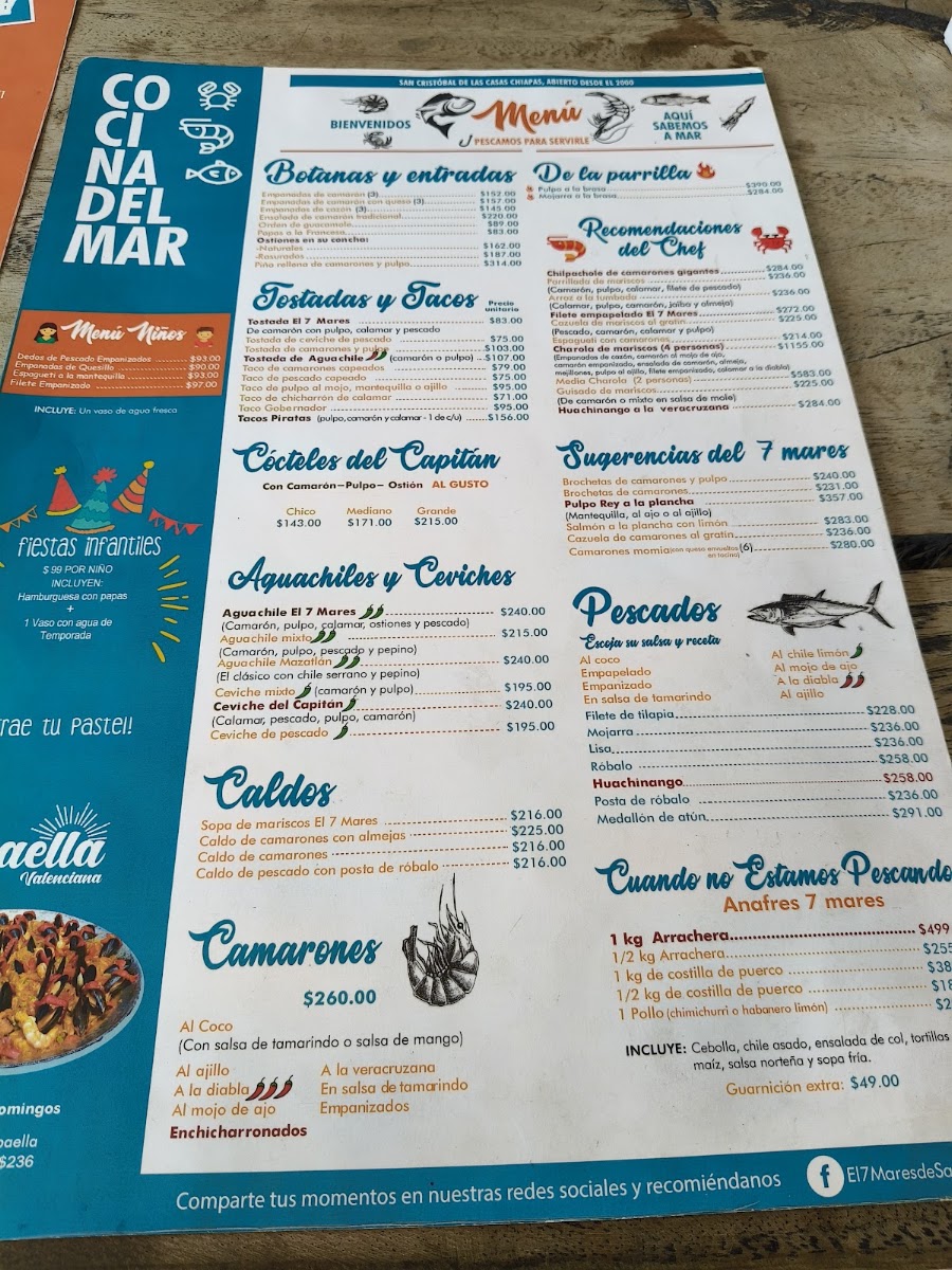 Restaurante Siete Mares Menu Photo 7