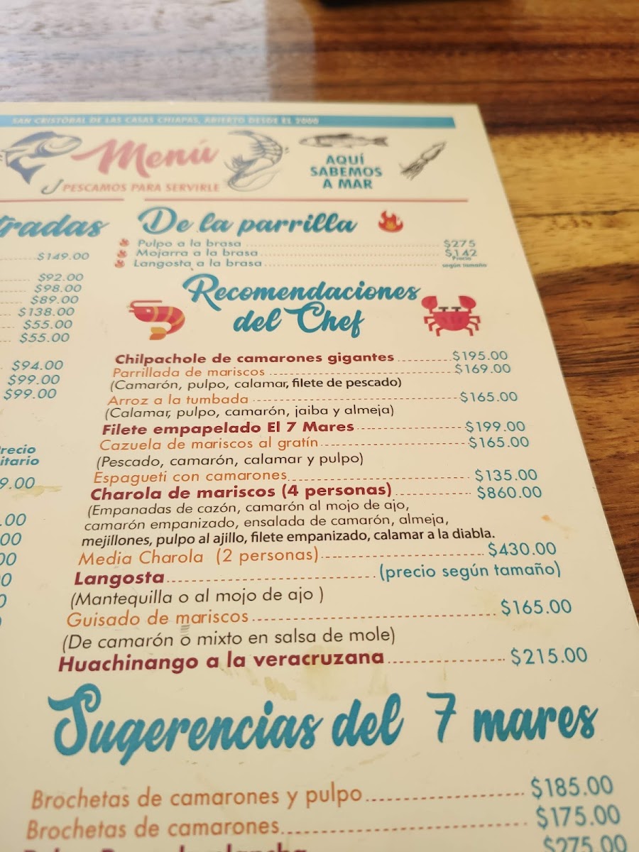 Restaurante Siete Mares Menu Photo 8