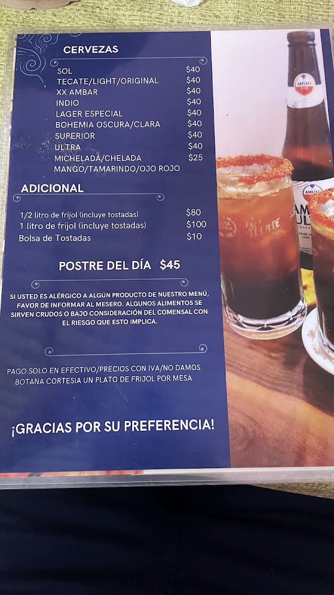 Restaurante Y Cocteleria La Conchita Menu Photo 3