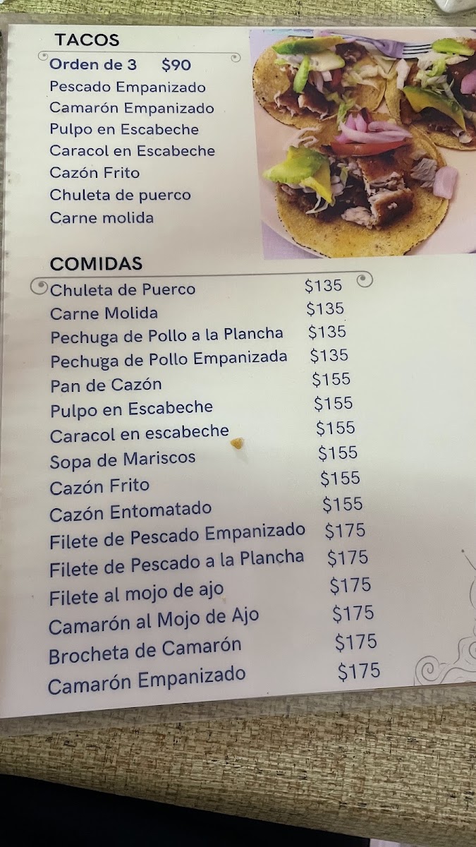 Restaurante Y Cocteleria La Conchita Menu Photo 4