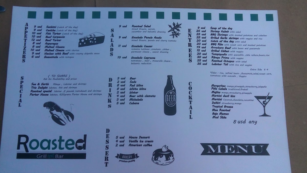 Roasted Grill & Bar Menu Photo 10
