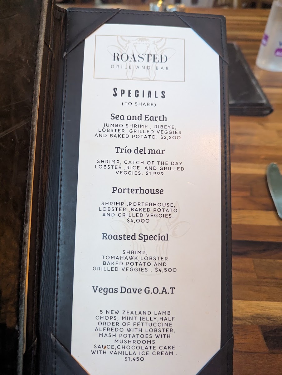 Roasted Grill & Bar Menu Photo 5