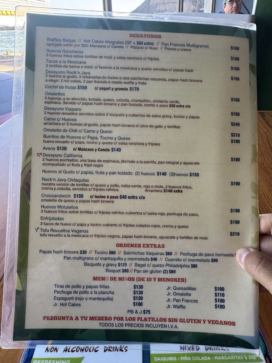 Rock 'n Java Cozumel Caribbean Bar & Grill Menu Photo 10