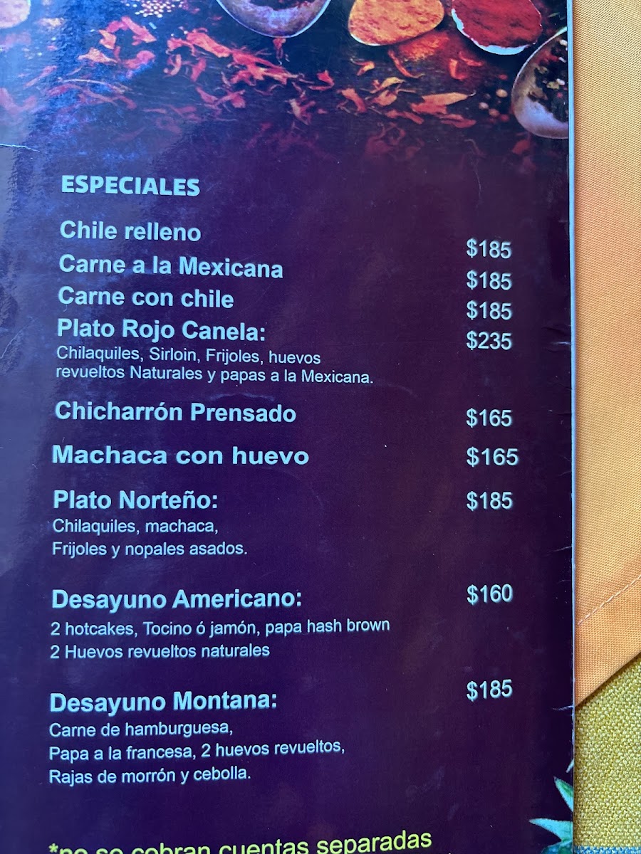 Rojo Canela Menu Photo 4