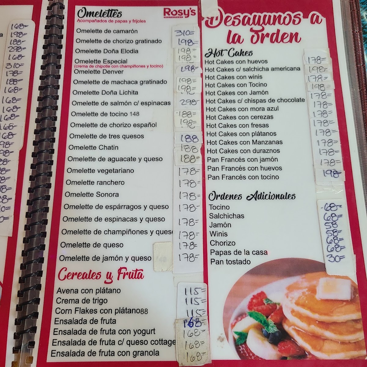 Rosy's Restaurant Menu Photo 10