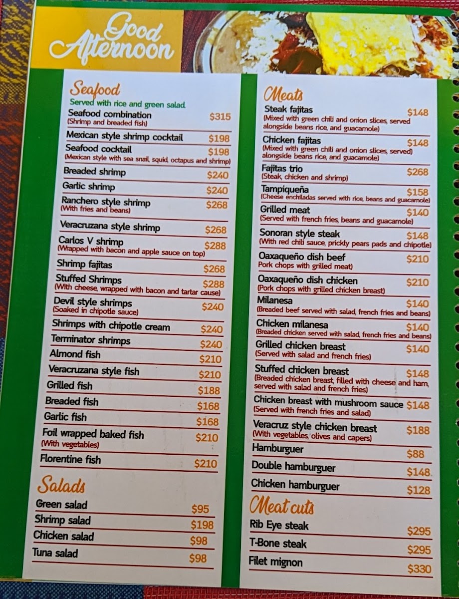 Rosy's Restaurant Menu Photo 7
