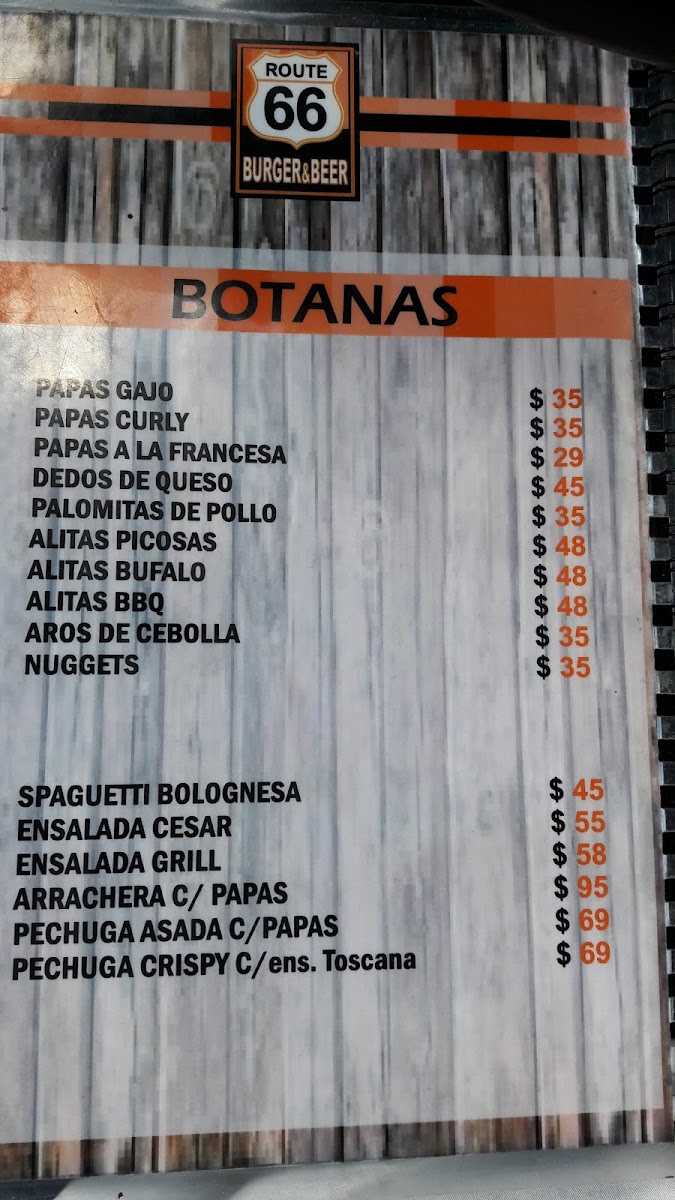 Route 66 Burger&beer Menu Photo 4