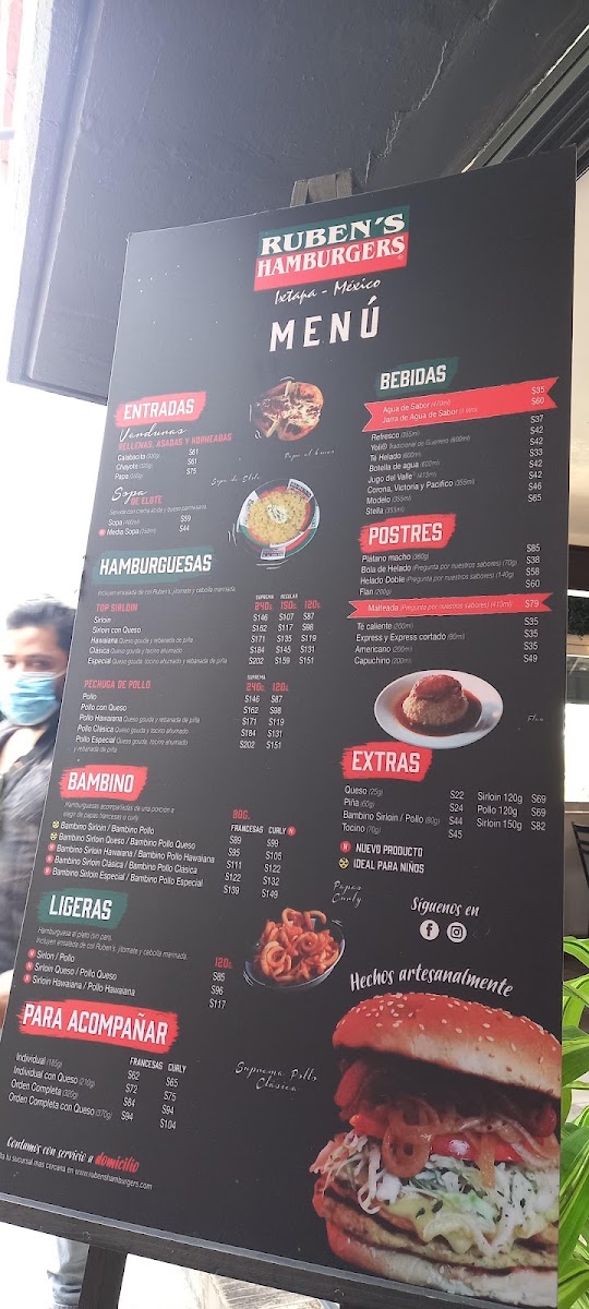 Ruben's Hamburgers Teopanzolco Cuernavaca Menu Photo 7