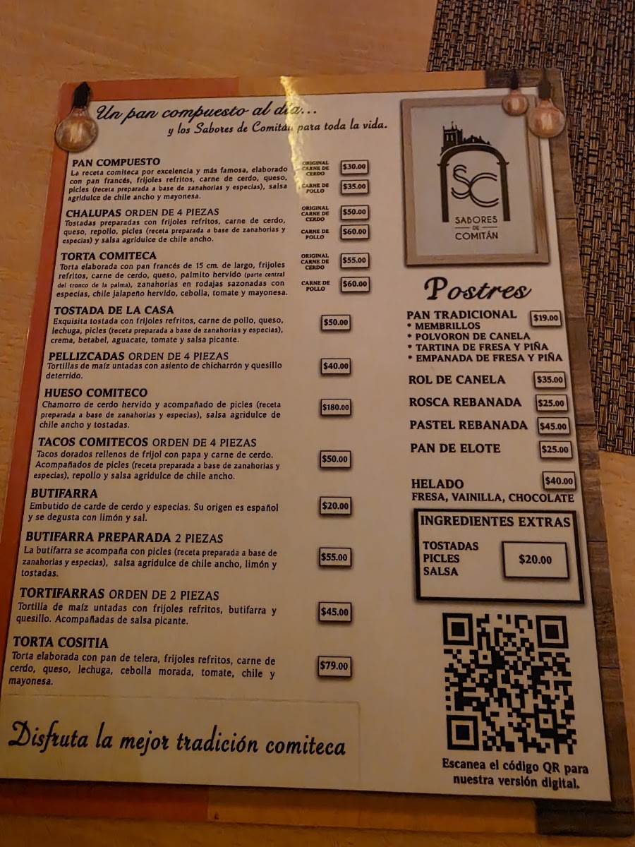Sabores De Comitan Menu Photo 4