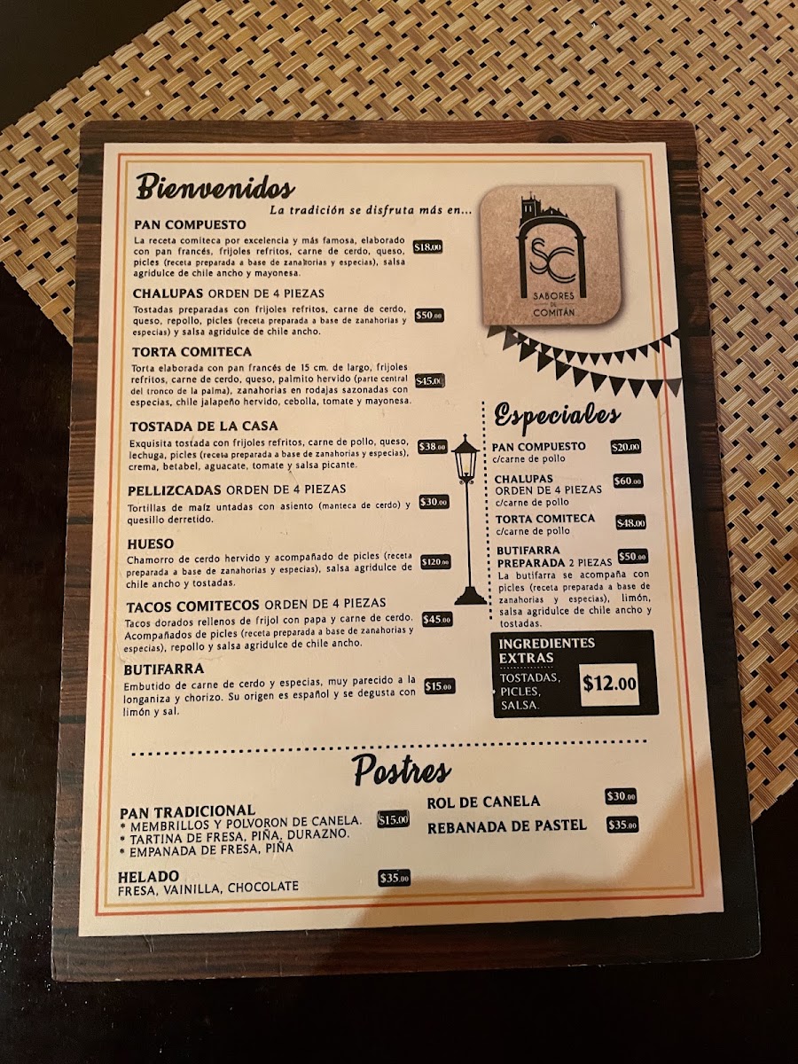 Sabores De Comitan Menu Photo 6