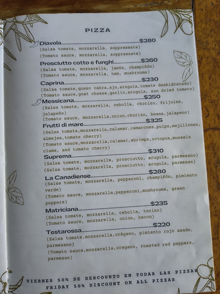 Sabrina - Tradizioni Italiane Menu Photo 2