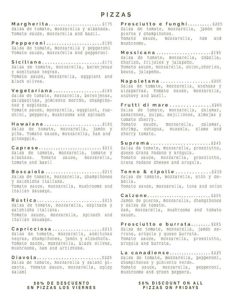 Sabrina - Tradizioni Italiane Menu Photo 8