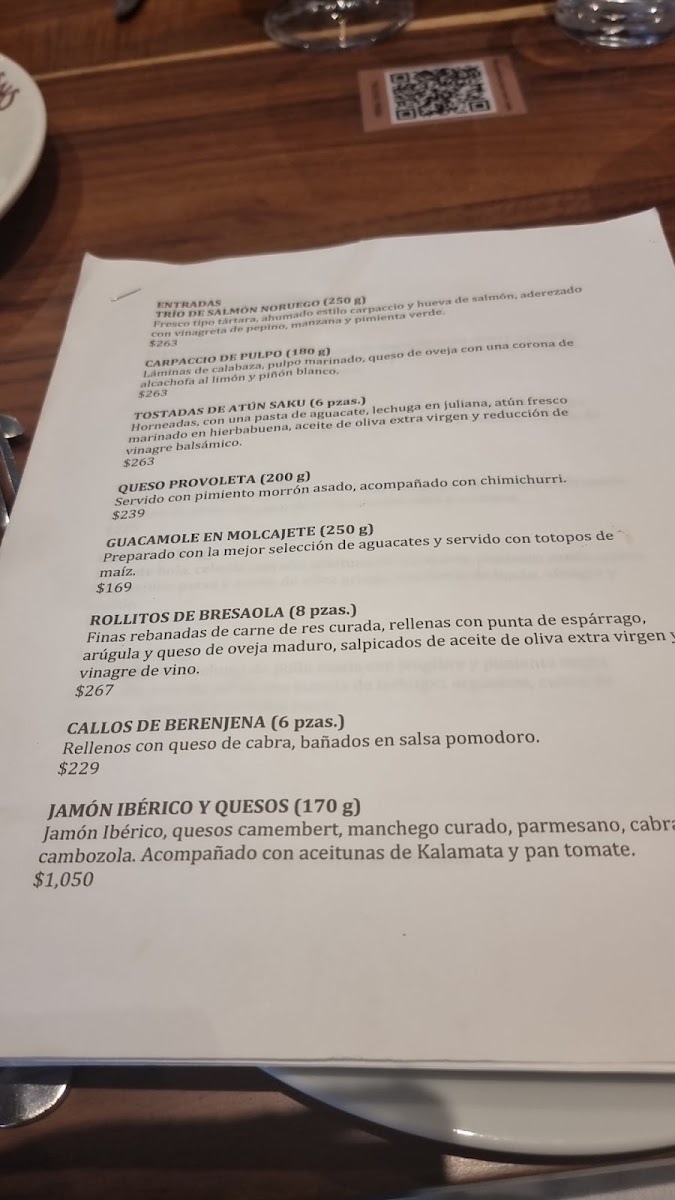 Saks Lomas Menu Photo 5