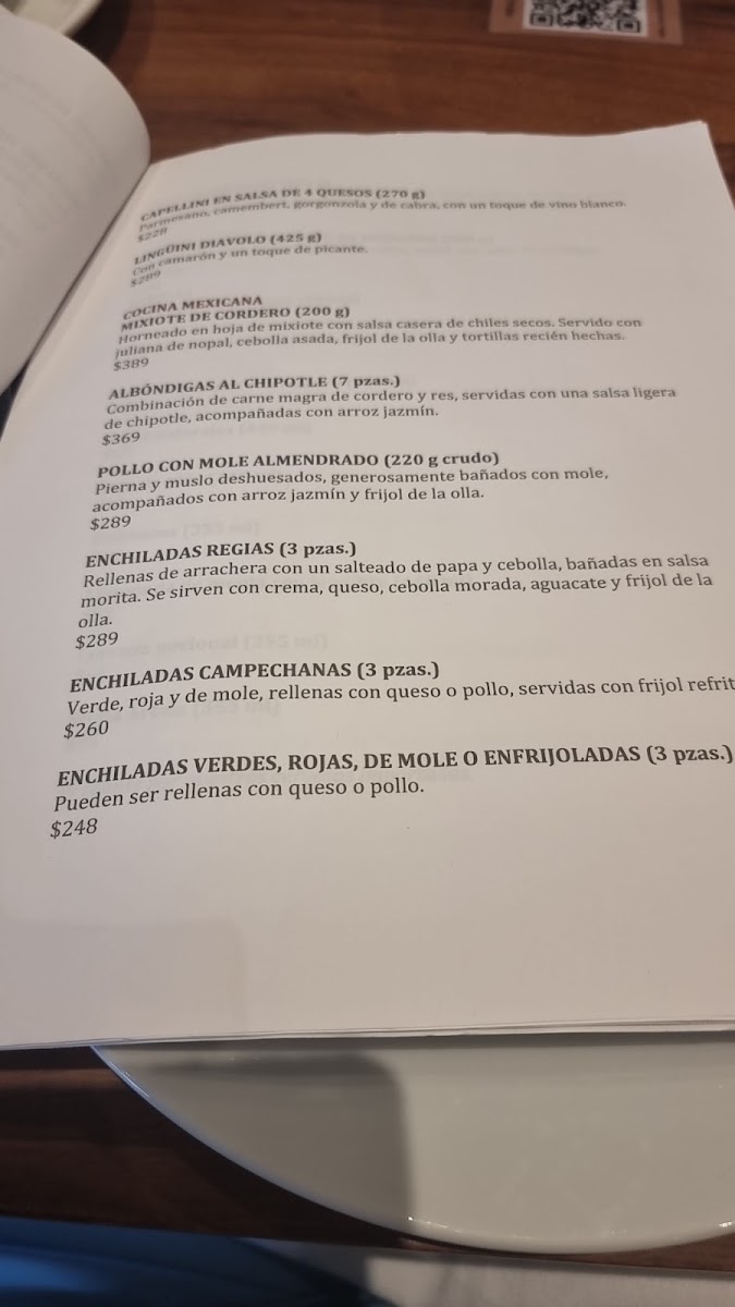 Saks Lomas Menu Photo 6