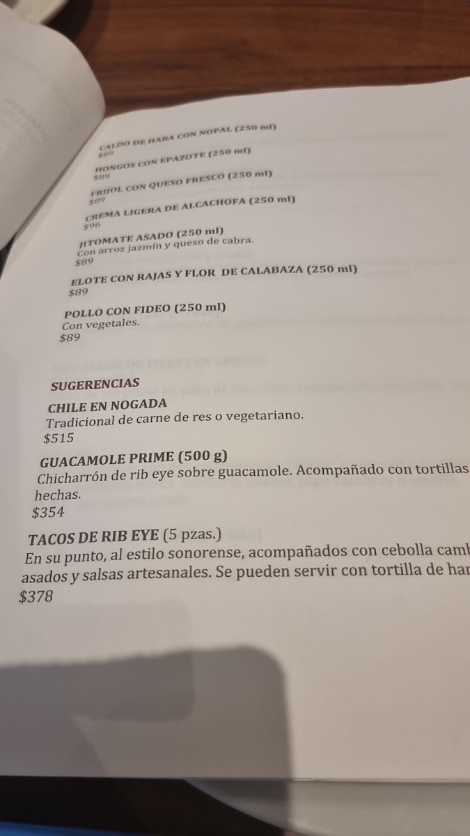 Saks Lomas Menu Photo 9