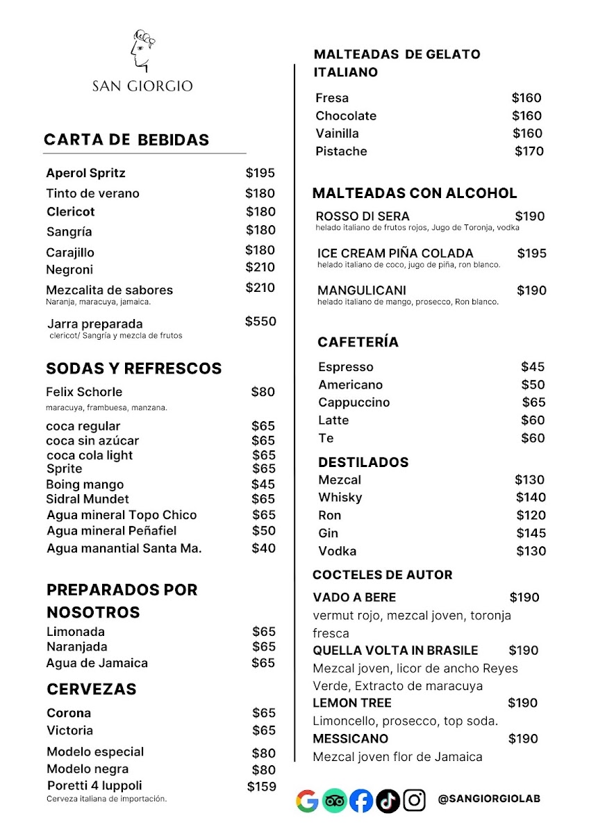 San Giorgio Pizzeria Menu Photo 2