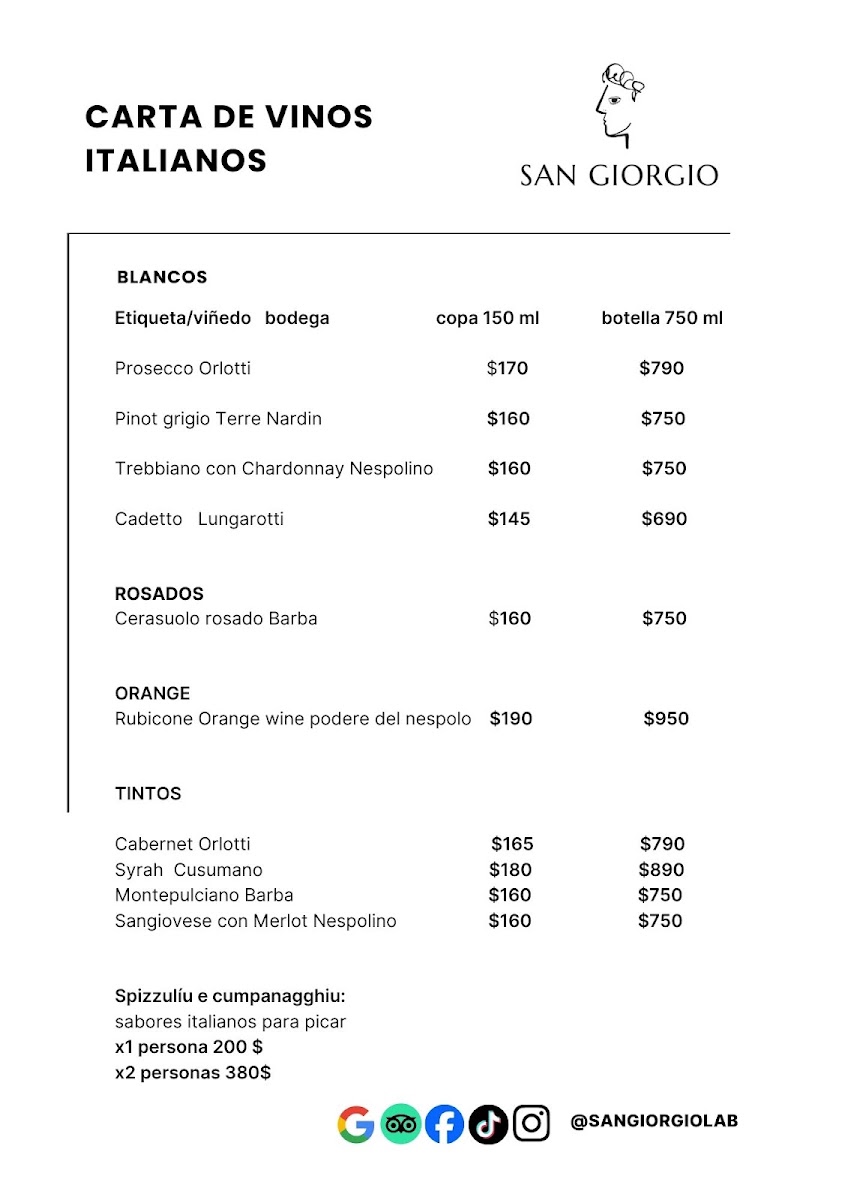 San Giorgio Pizzeria Menu Photo 3