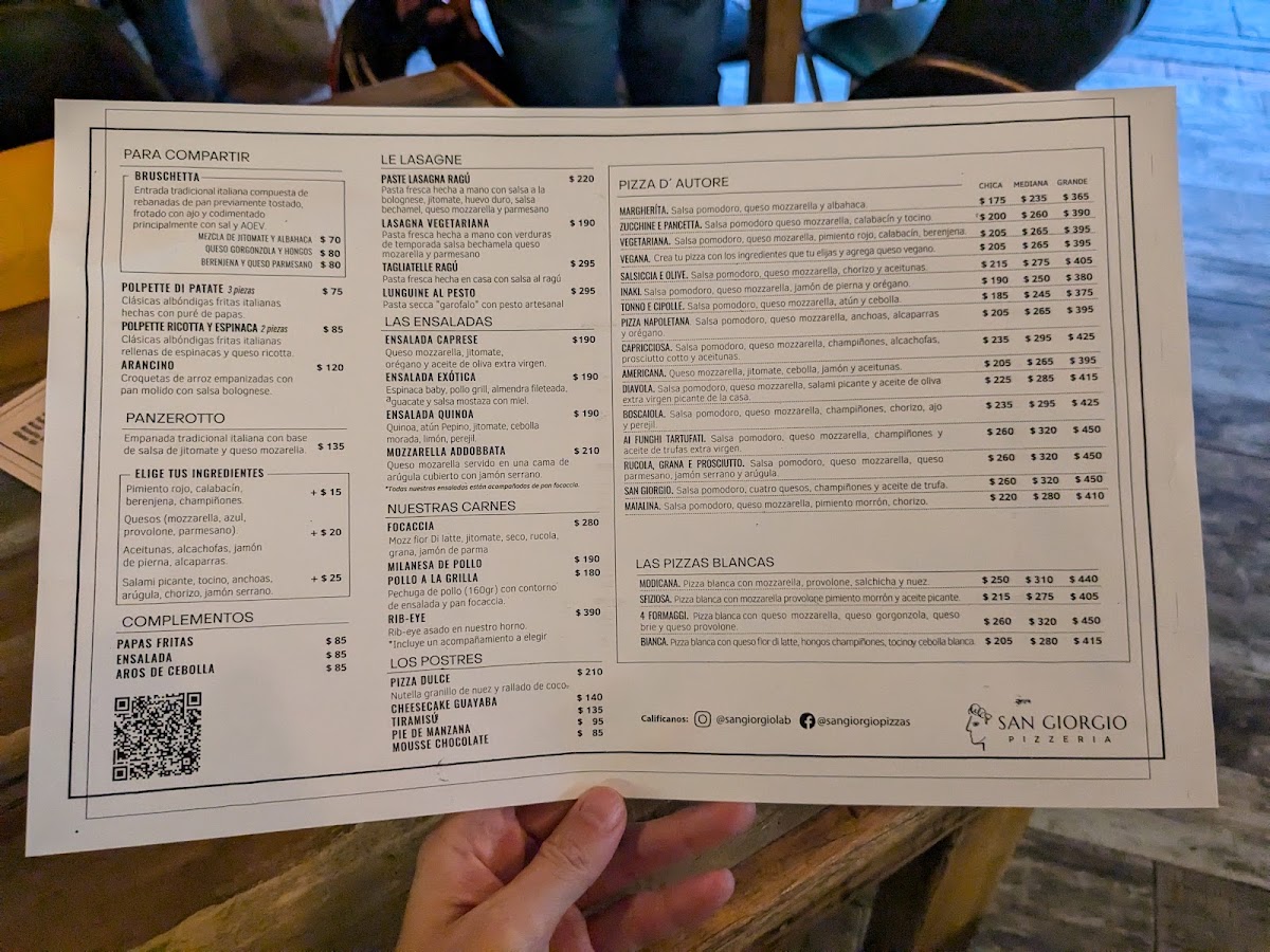 San Giorgio Pizzeria Menu Photo 7