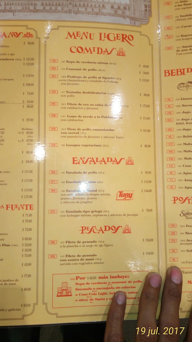 Sanborns Menu Photo 10