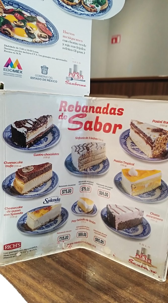 Sanborns Menu Photo 7